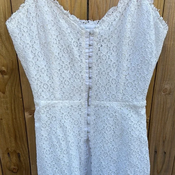Reformation White Lace Sleeveless Dress - Picture 3 of 8